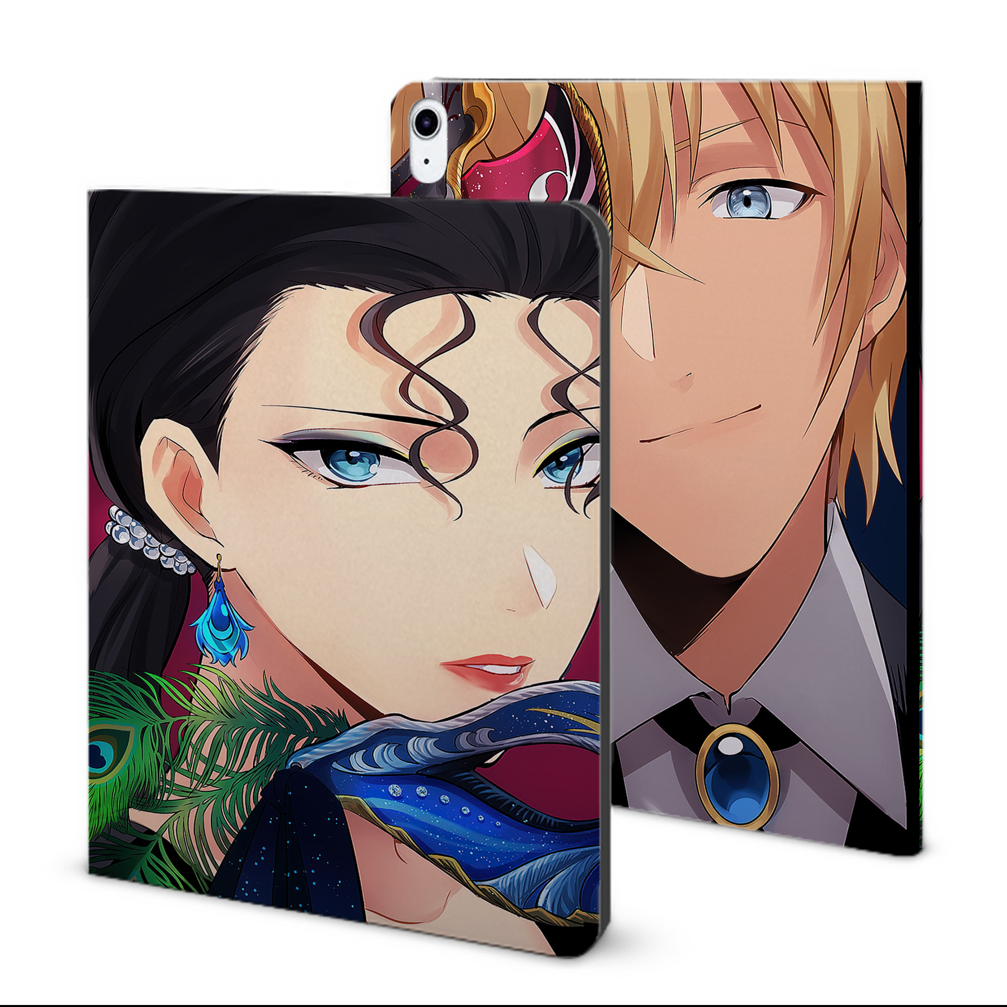 （画像用） 名探偵コナン Detective Conan IPad ケース ブック型 PUレザー TPU 耐衝撃 軽量 薄型 ペン収納なし 全面保護 IPad 各モデル対応